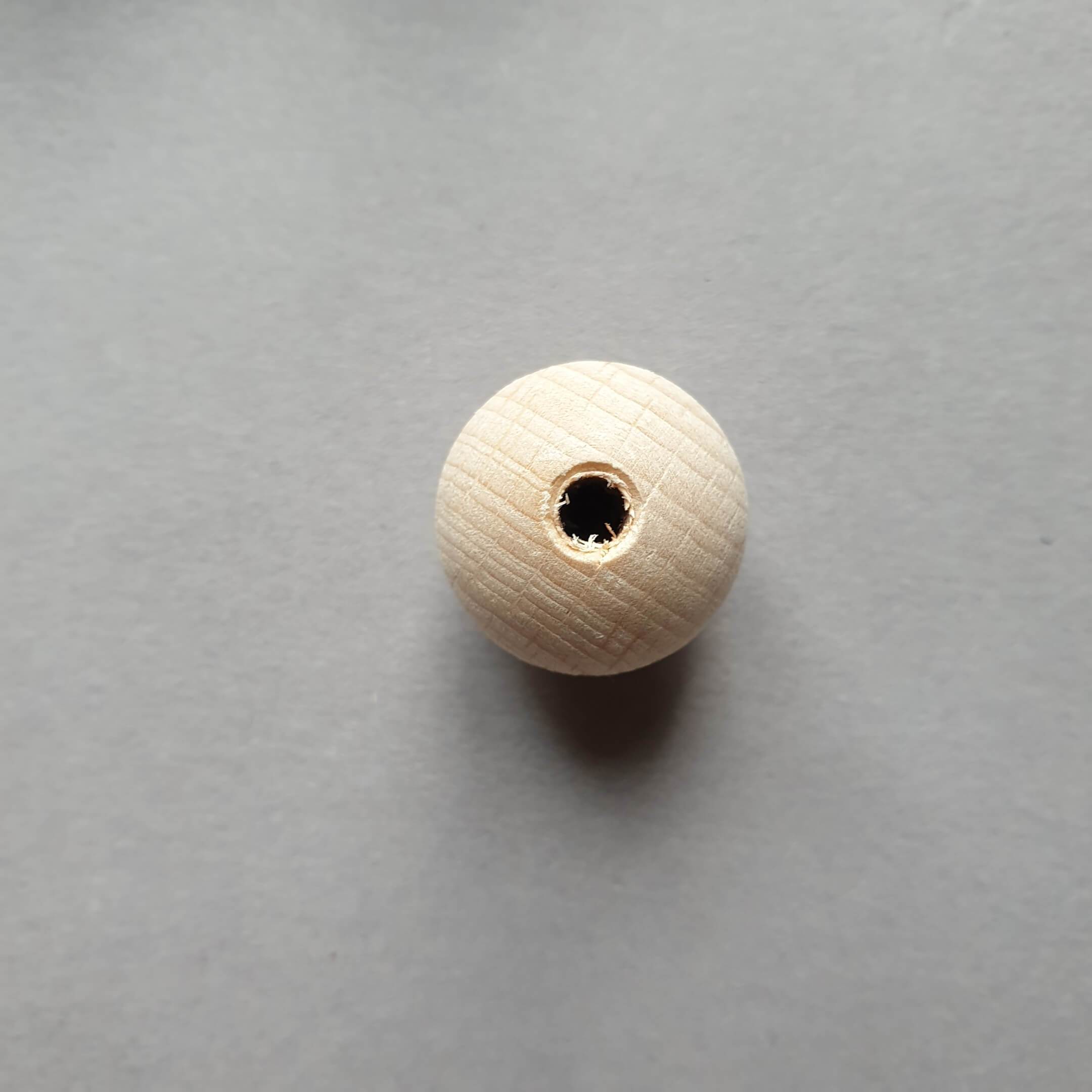 Bohrung 5mm -Rohholzkugeln25mm - Gokrea.com
