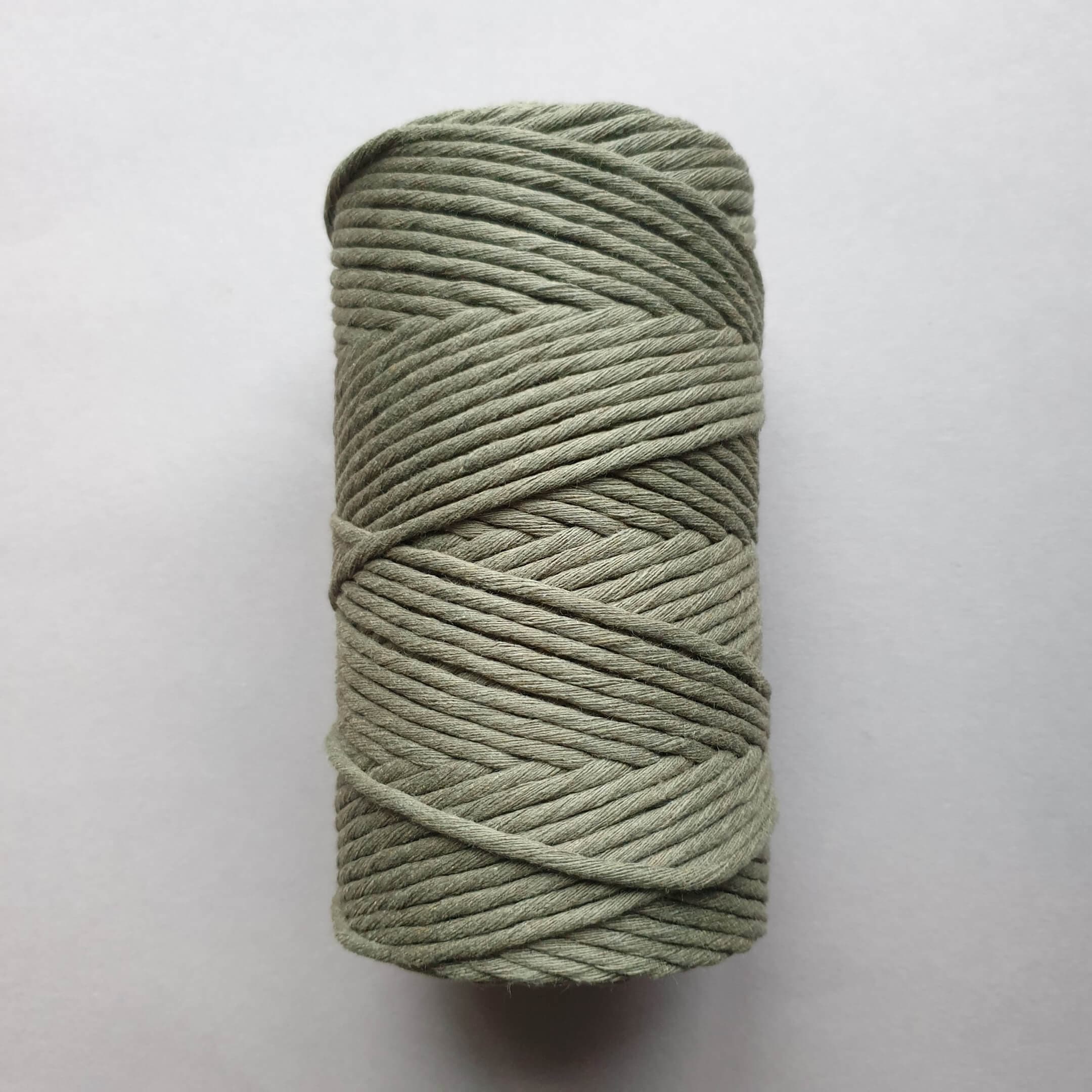 Macrame Kordel -Luxe130m3mmAvocado - Gokrea.com