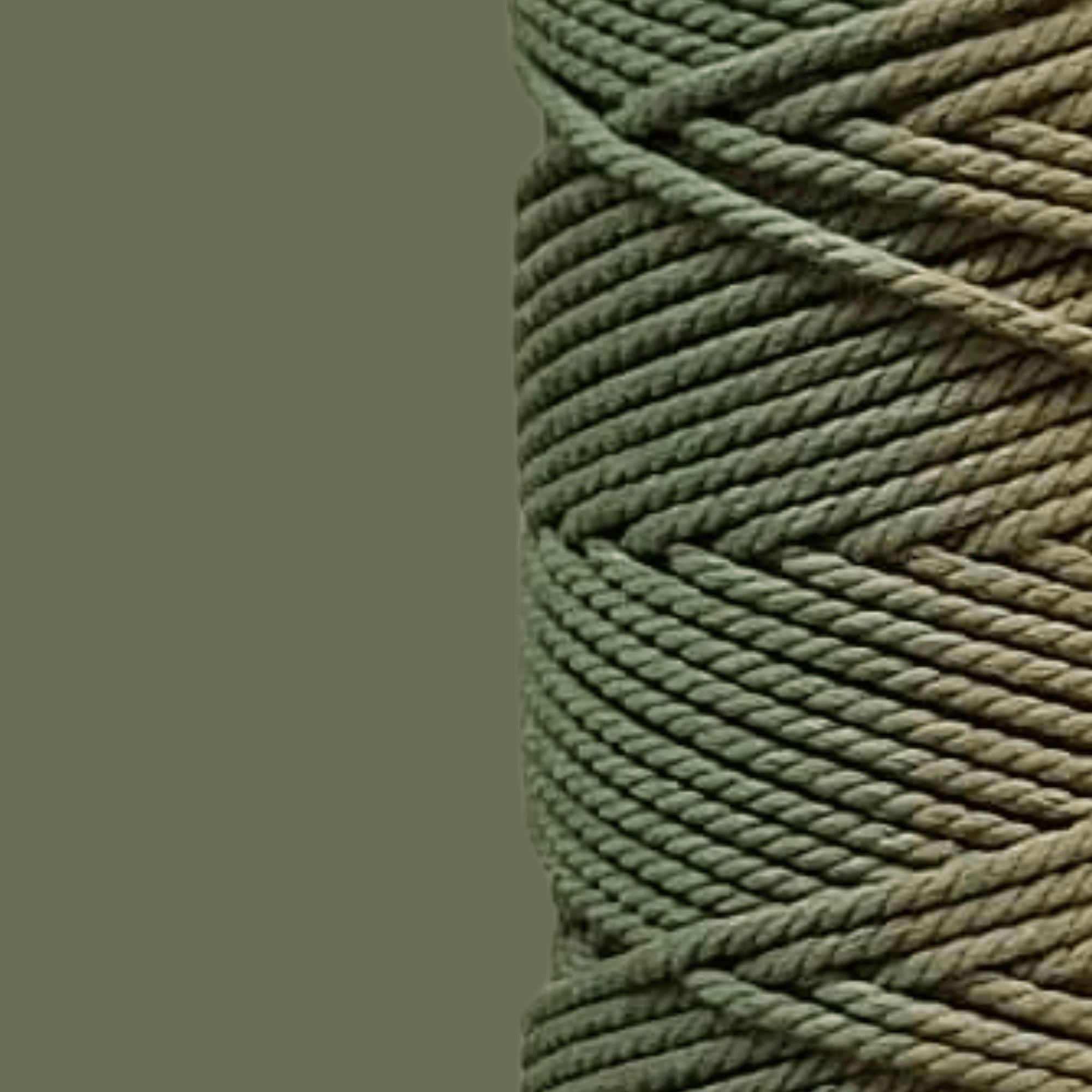Macrame Kordel gezwirnt