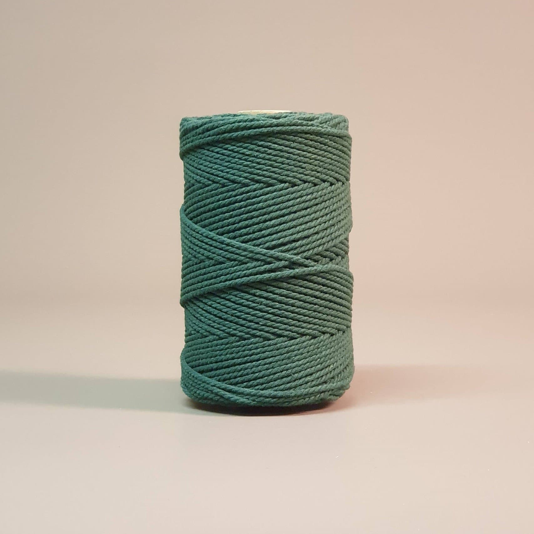 Macrame Kordel gezwirnt -GK3ply3mmWaldgruen - Gokrea.com