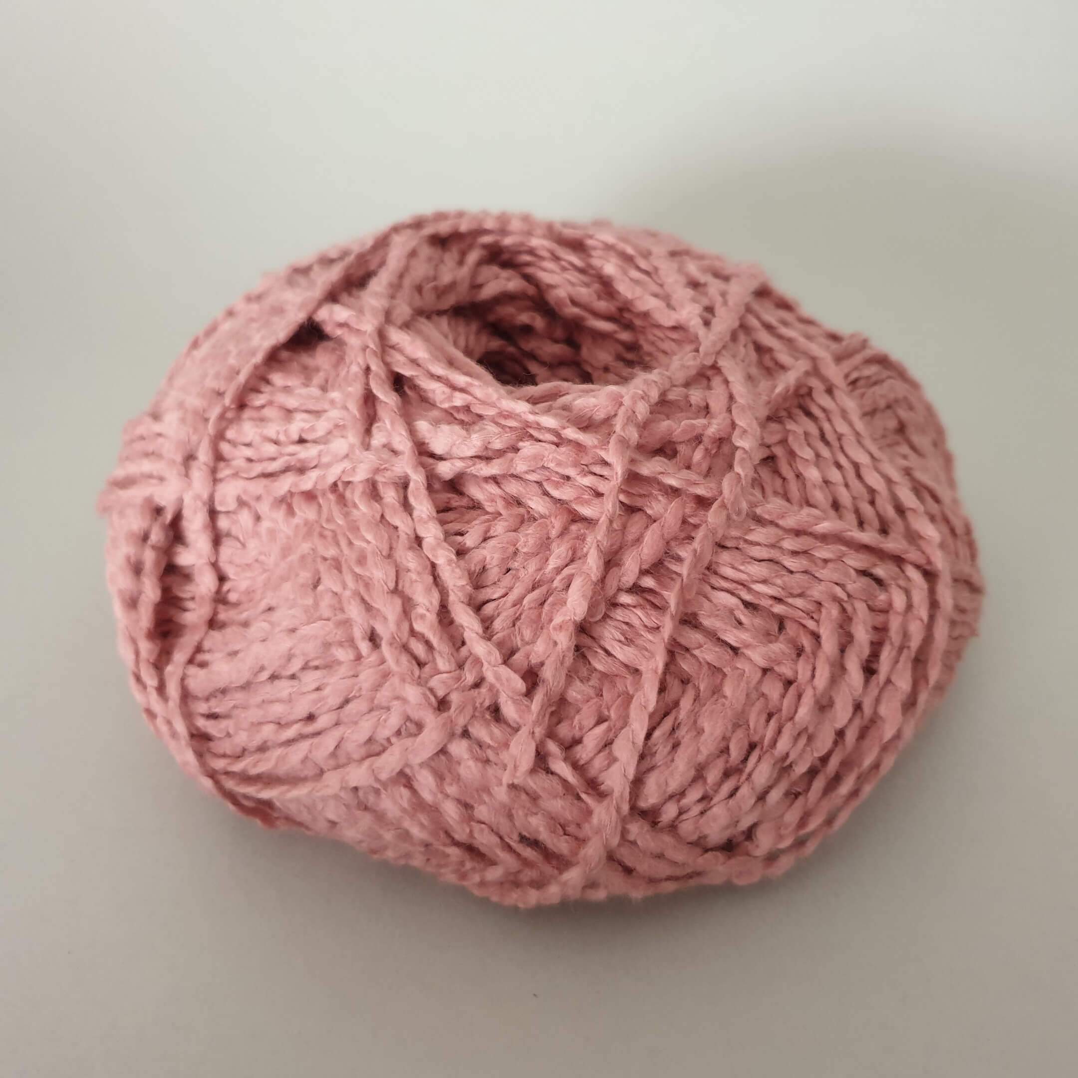 Cotton Candy Wolle - Dusty Rose - Dunkelrosa - 100gr - Effektwolle -CotCandyDunkelrosa - Gokrea.com