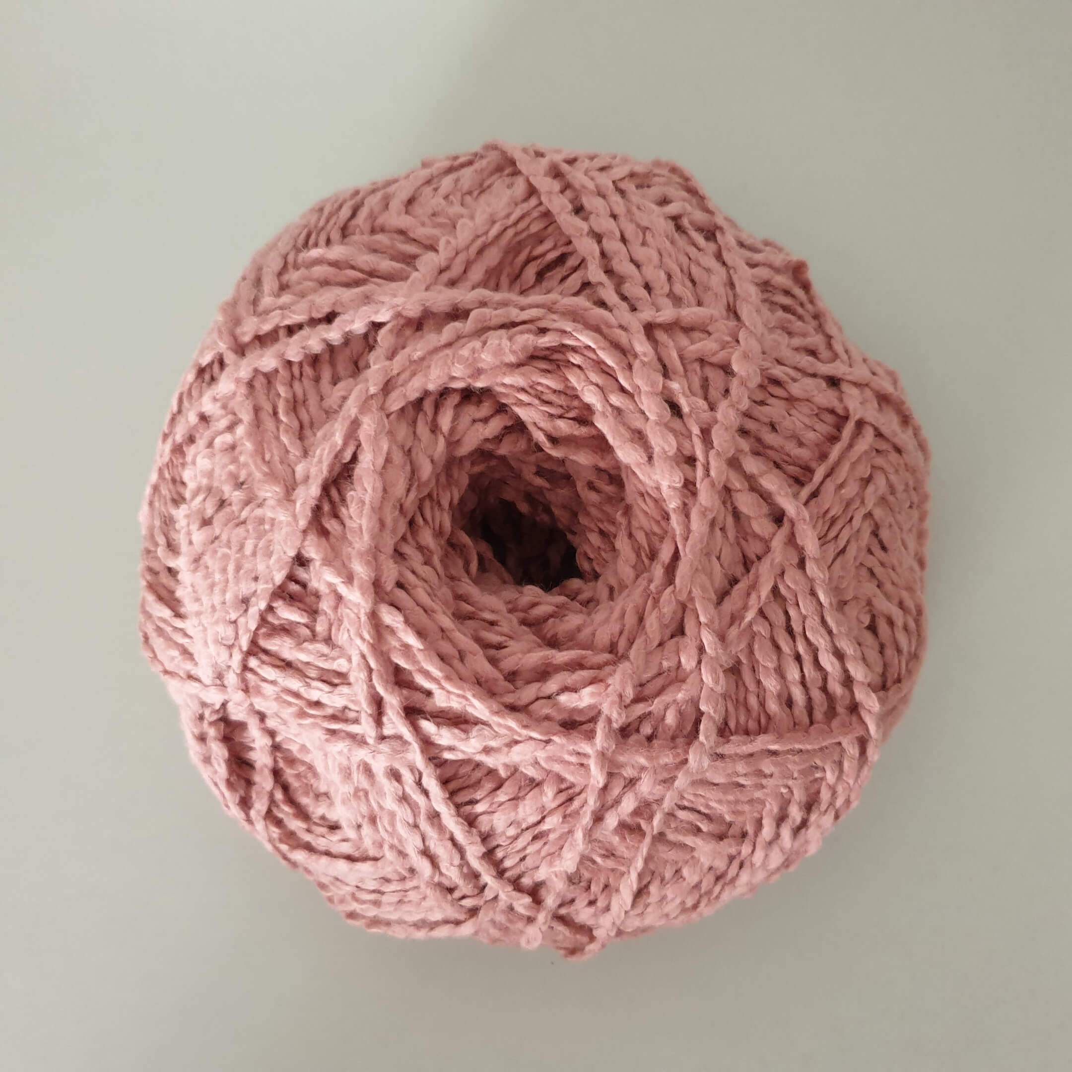 Cotton Candy Wolle - Dusty Rose - Dunkelrosa - 100gr - Effektwolle -CotCandyDunkelrosa - Gokrea.com