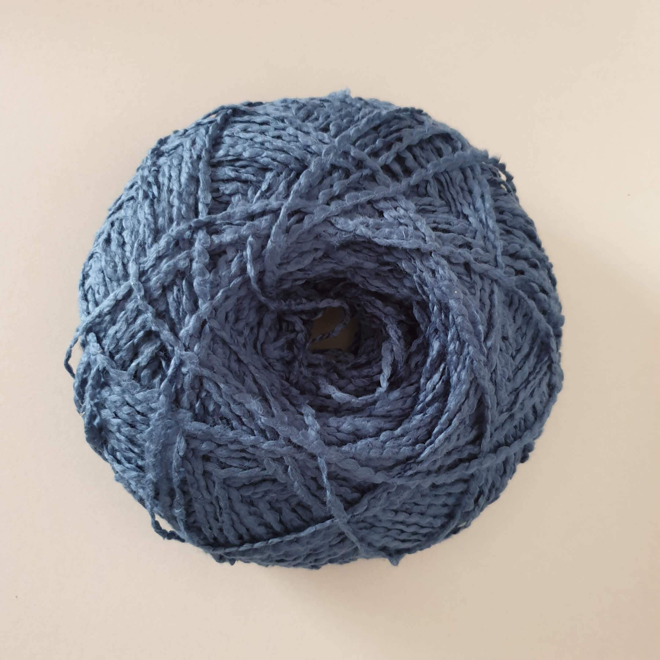 Cotton Candy Wolle - Jeans Blau - Indigo - 100gr - Effektwolle -CotCandyJeansblau - Gokrea.com