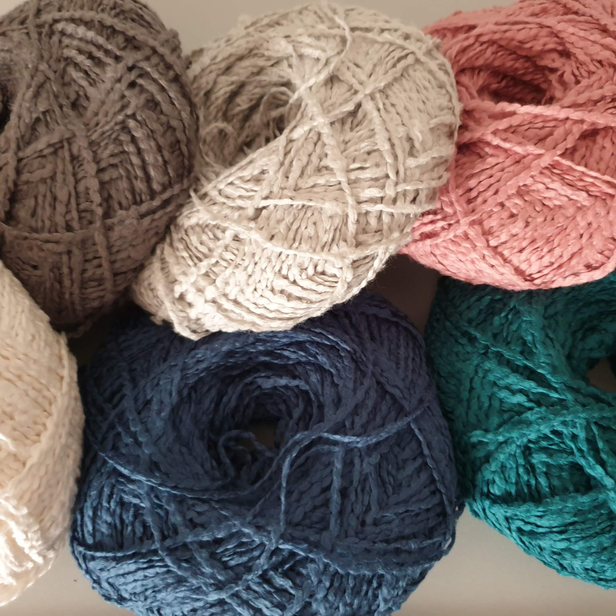 Cotton Candy Wolle - Jeans Blau - Indigo - 100gr - Effektwolle -CotCandyJeansblau - Gokrea.com