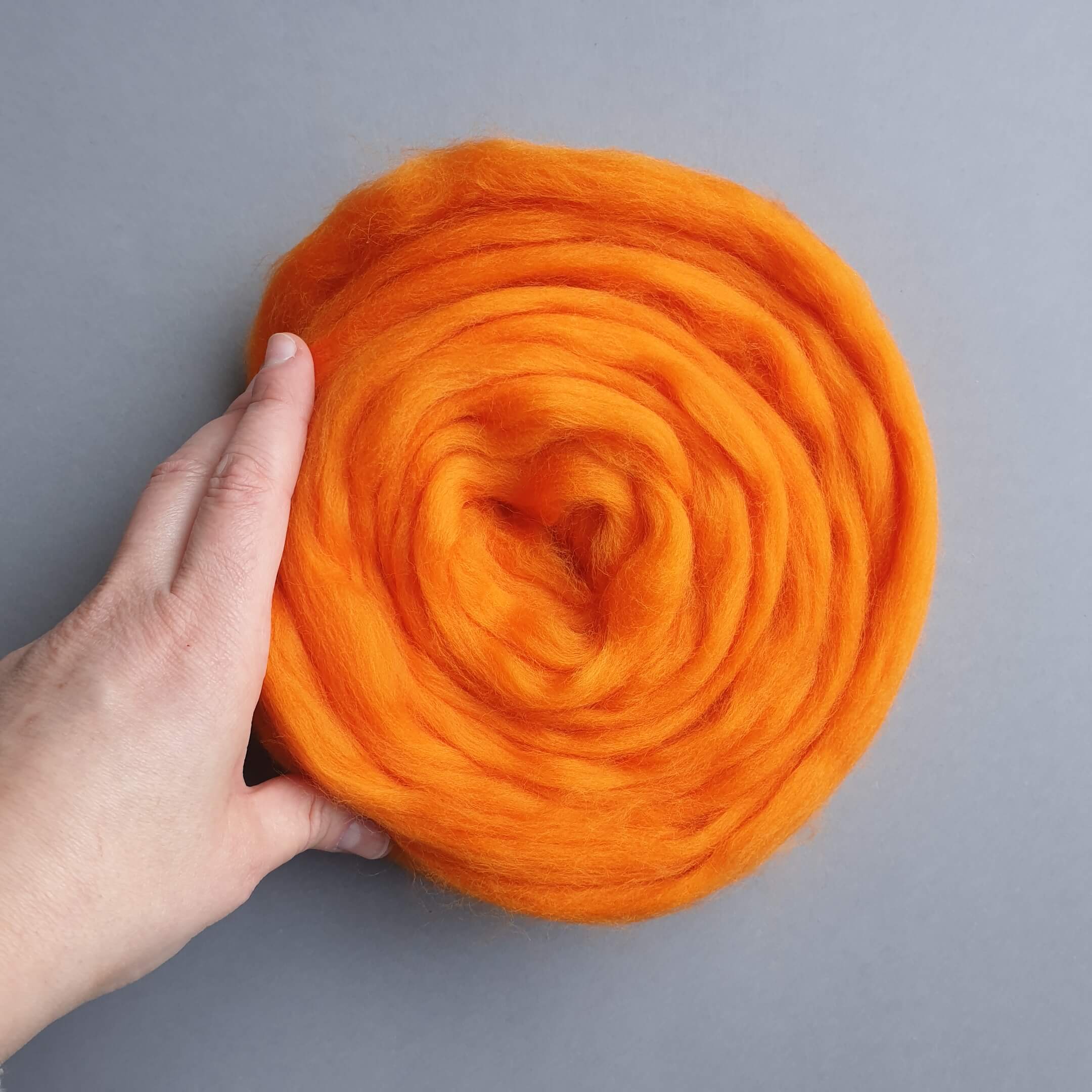 100% Wolle Merino -Kammgarn100grRustyOrange - Gokrea.com