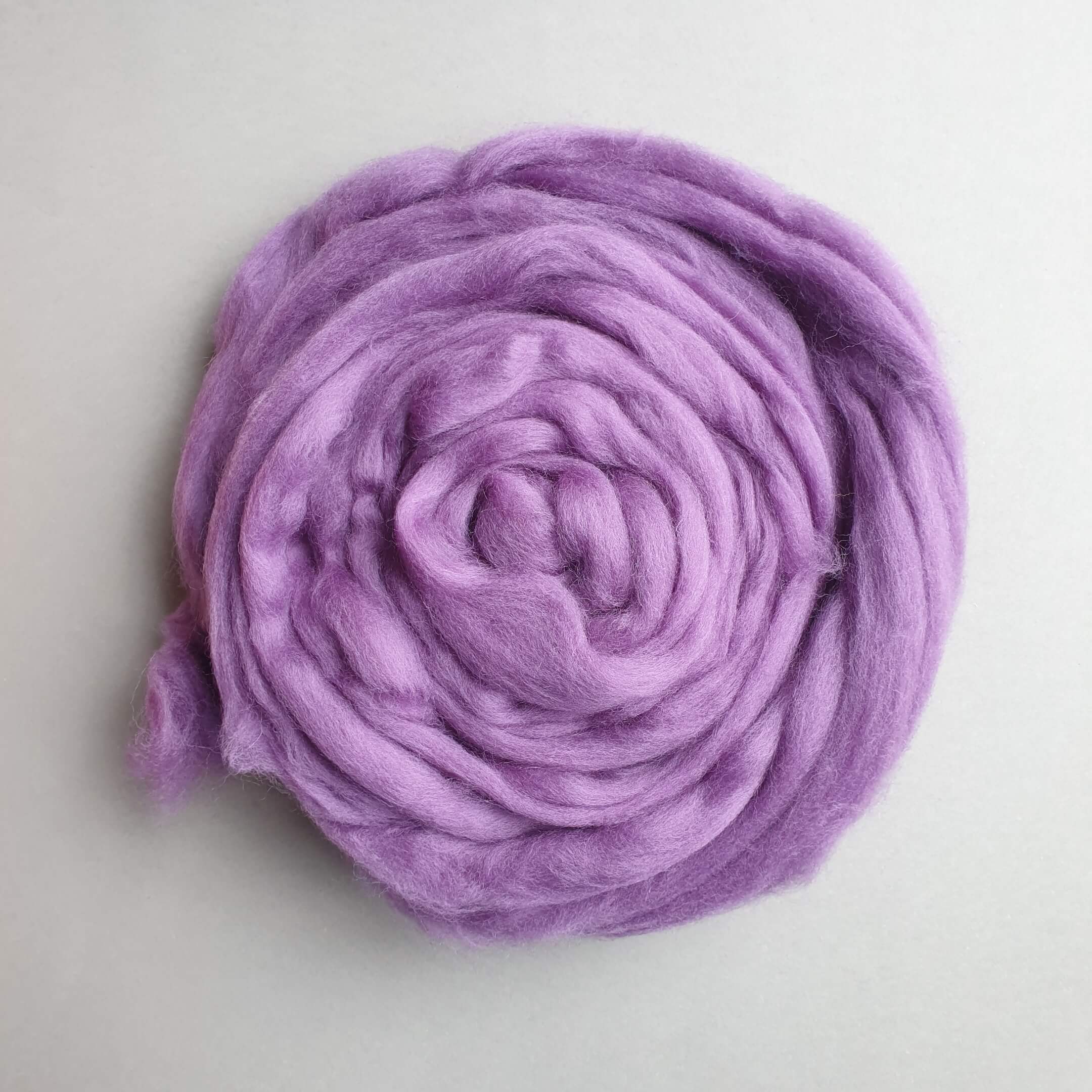 100% Wolle Merino -Kammgarn100grViolett - Gokrea.com
